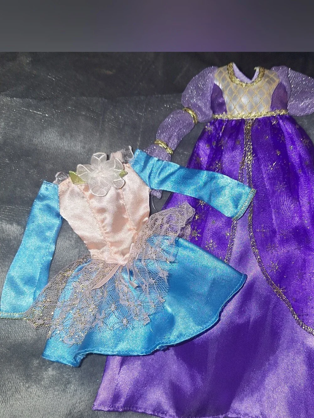 2 Barbie Princess Dresses~Excellent Condition